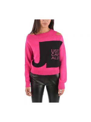 Sweter Just Cavalli różowy