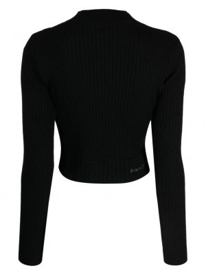 Asimetriškas megztinis Feng Chen Wang juoda