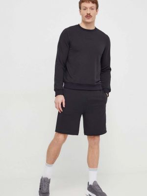 Bluza z nadrukiem Calvin Klein Performance czarna