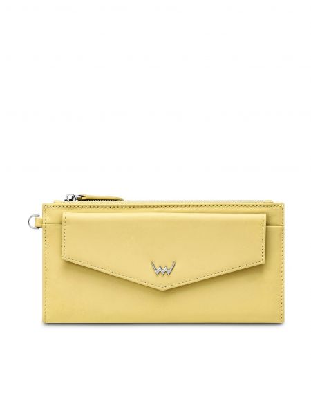 Kožená peňaženka Vuch žltá