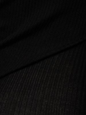Kašmírový hedvábný svetr Gabriela Hearst černý