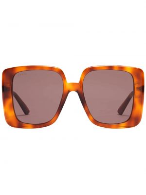 Oversized glasögon Gucci Eyewear brun