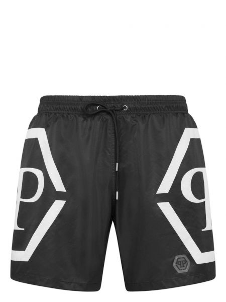 Trykt shorts Philipp Plein sort