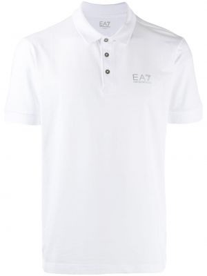 Polo majica Ea7 Emporio Armani bela