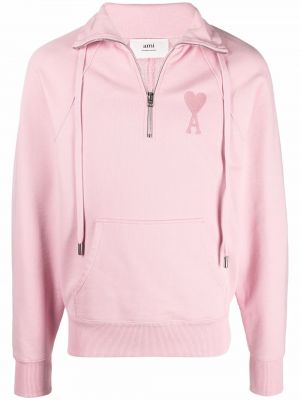 Sweatjakke Ami Paris rosa