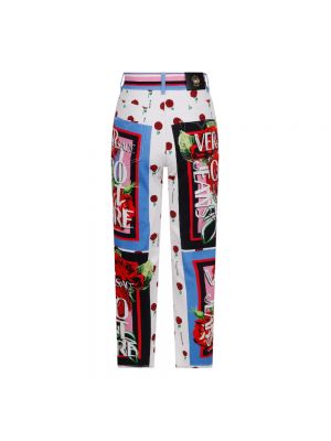 Pantalones chinos Versace Jeans Couture rosa