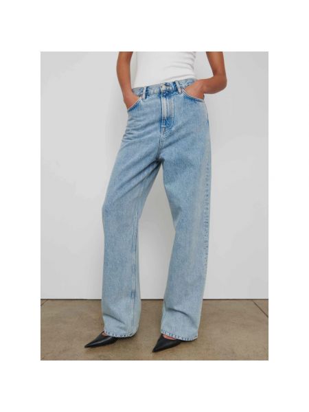 Low waist bootcut jeans Wardrobe.nyc blau