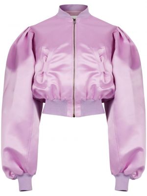 Satīna bomber jaka Nina Ricci rozā