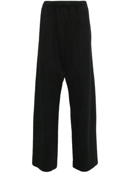 Bavlnené teplákové nohavice Yeezy čierna