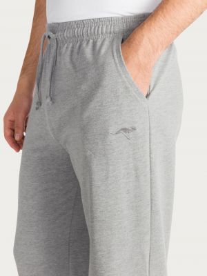 Меланжирани панталон Kangaroos сиво