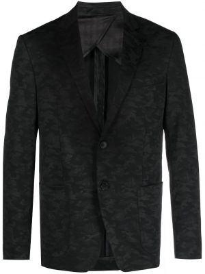 Blazer iz žakarda Karl Lagerfeld črna