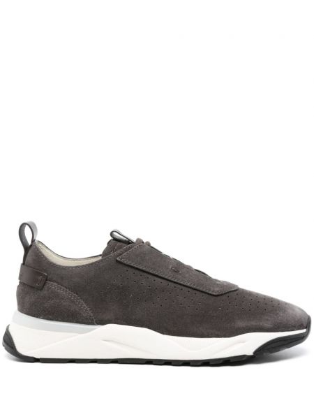 Süet sneaker Santoni gri