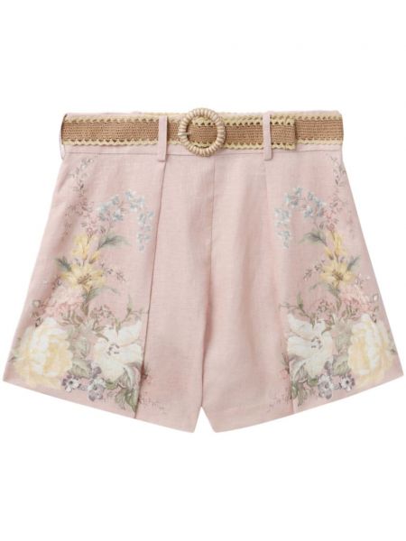 Blomstret bermudashorts Zimmermann