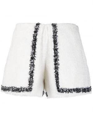 Shorts med fransar Msgm vit