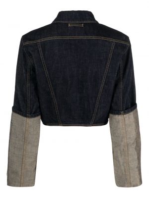 Džínová bunda Jean Paul Gaultier modrá