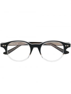 Spalvų gradiento rašto akiniai Montblanc juoda