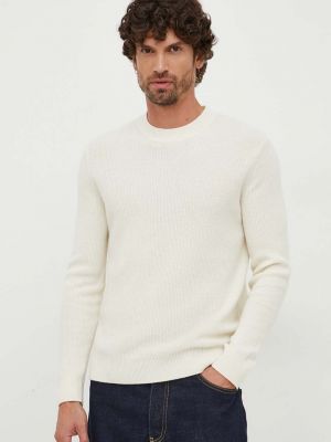 Sweter wełniany Sisley beżowy