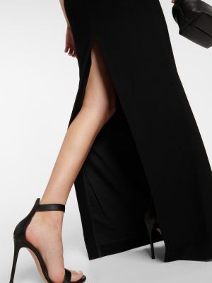 Długa spódnica z niską talią Mã´not czarna