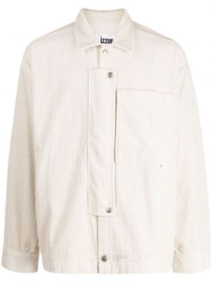Βαμβακερό πουκάμισο Izzue λευκό