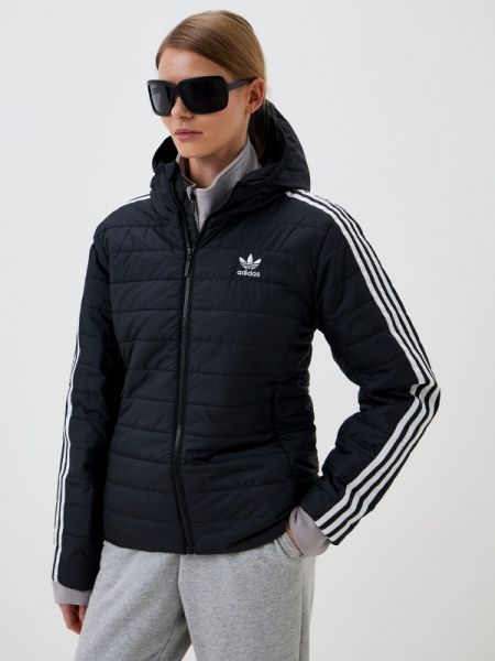 Утепленная демисезонная куртка Adidas Originals черная