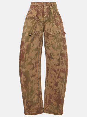 Jeans mit camouflage-print The Attico