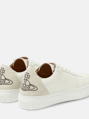 Sneakerși din piele Vivienne Westwood alb