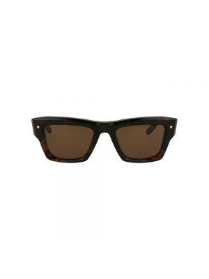 Okulary przeciwsłoneczne Valentino Garavani brązowe