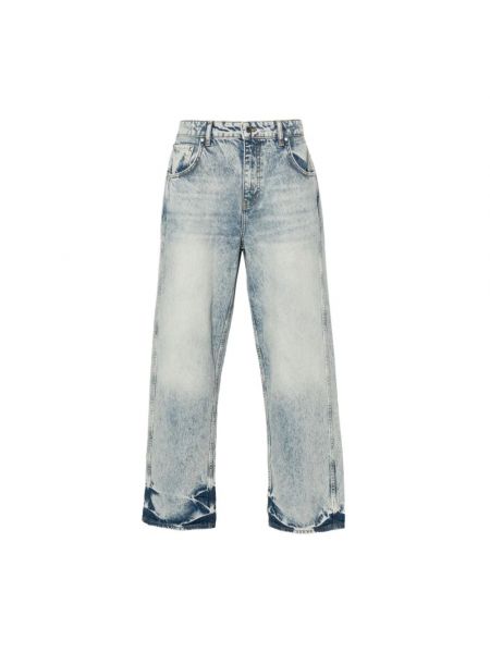 Niebieskie proste jeansy Represent