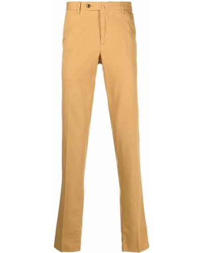 Pantalones chinos con botones Pt01 amarillo