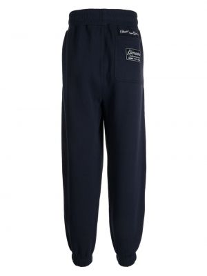 Pantalon de joggings brodé en jersey Izzue bleu