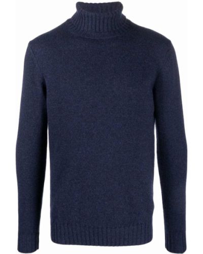 Кашмирен пуловер Dell'oglio синьо