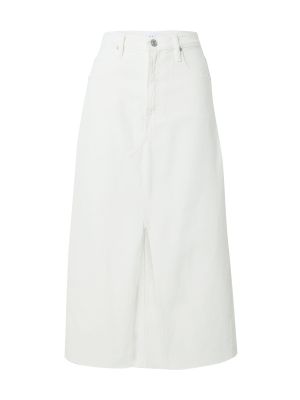 Džínsová sukňa Frame biela