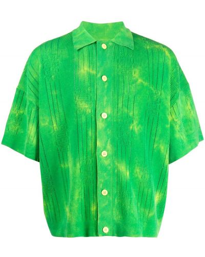 Camisa con botones Gcds verde