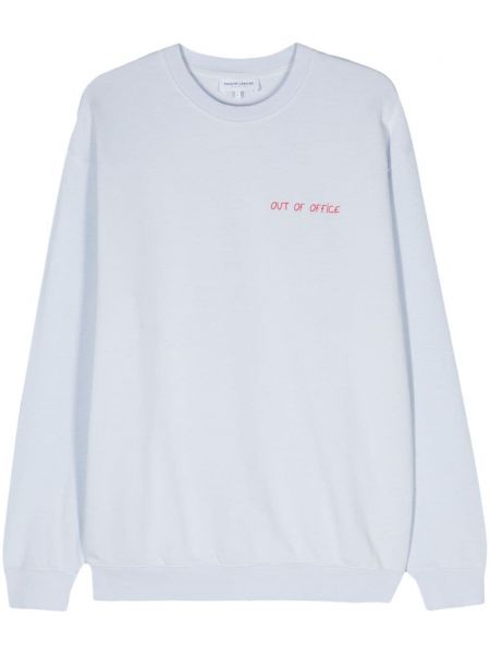 Broderet sweatshirt Maison Labiche blå