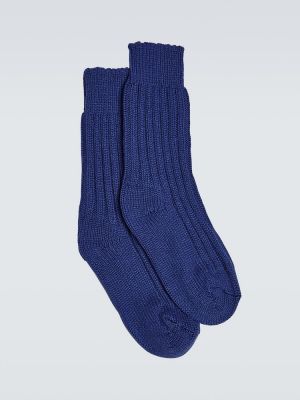 Кашмирени чорапи синьо The Elder Statesman