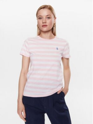Priliehavé tričko Polo Ralph Lauren ružová