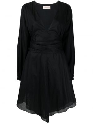 Midi šaty Alexandre Vauthier černé