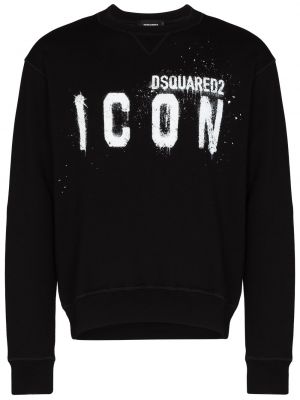 Rund hals sweatshirt Dsquared2 svart