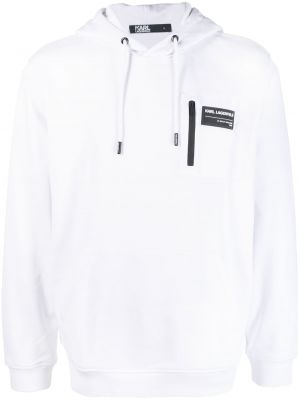 Hoodie Karl Lagerfeld vit