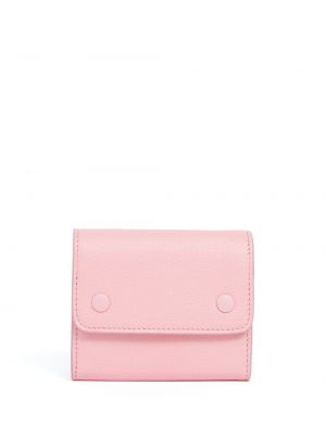 Kožená peněženka Maison Margiela růžová