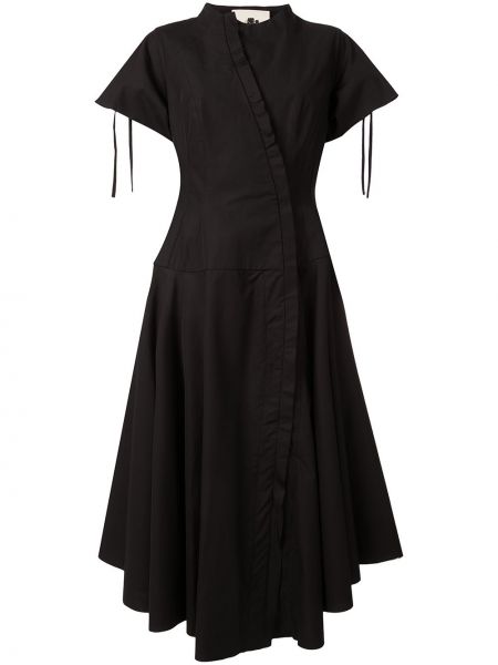 Košilové šaty Aganovich - Černá
