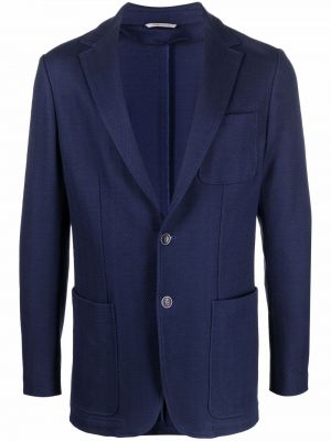 Montert lang blazer Canali blå