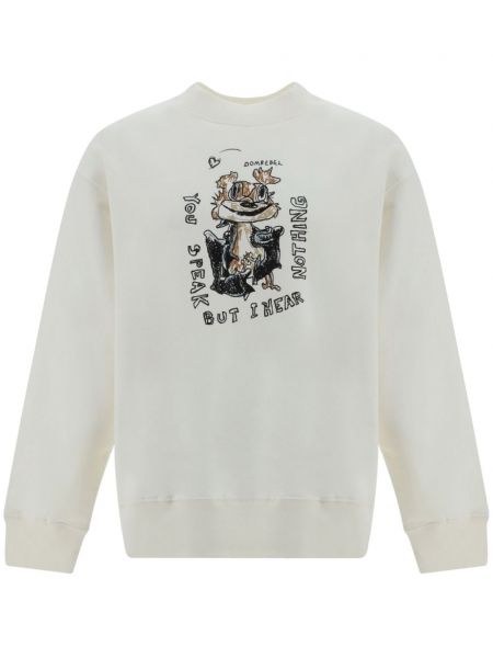 Sweatshirt Domrebel beyaz