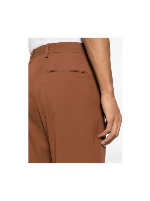 Pantalones de lana Tagliatore marrón