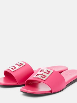 Sandale din piele Givenchy roz