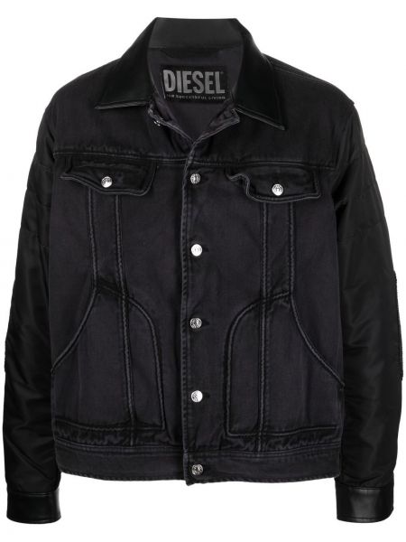 Джинсовая куртка Diesel, черная