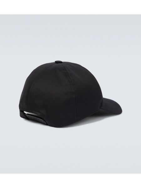 Gorra de algodón Rick Owens negro