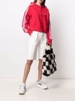 Sudadera con capucha Adidas rojo