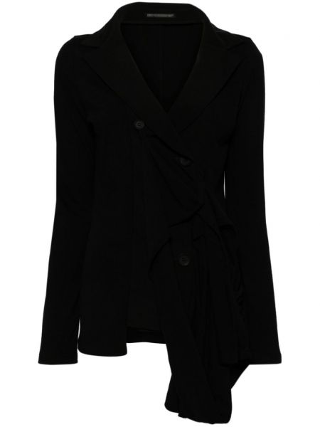 Asymmetrischer blazer Yohji Yamamoto schwarz