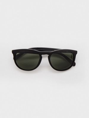 Шелковые очки из вискозы Giorgio Armani серые